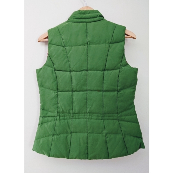 Lilly Pulitzer Green and Paisley Down Puff Vest - Picture 6 of 7